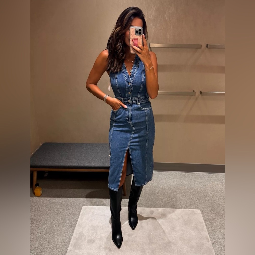 Rails Westwood Denim Dress M - Picture 10 of 10